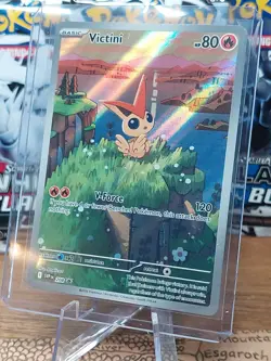 Victini Black Star Promo SVP208 NM+ Black Bolt White Flare Pokemon TCG Card - Image 2
