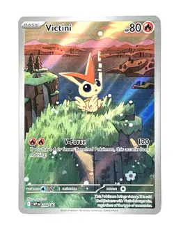 Victini Black Star Promo SVP208 NM+ Black Bolt White Flare Pokemon TCG Card - Image 1