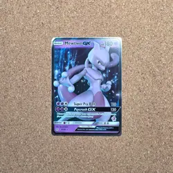 Mewtwo GX - 31/68 - Pokemon Hidden Fates Sun & Moon Ultra Rare Card NM - Image 1
