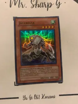 JAGEREULE - GX03-DE002 DEUTSCH Yu-Gi-OH! CARD SUPER RARE HOLO KONAMI PROMO CARD - Image 3