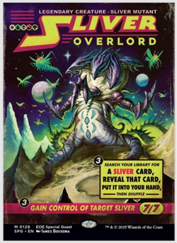 🌈 FOIL Sliver Overlord Showcase - Special Guests MTG Edge of Eternities - NM - Image 1