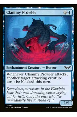 Clammy Prowler (045) Duskmourn: House of Horror DSK MTG Magic - Image 1