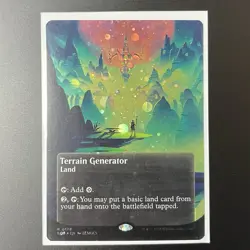 Terrain Generator Borderless GALAXY FOIL MTG Edge Of Eternities Magic - Image 1