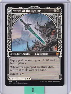 Halvar God of Battle / Sword of the Realms (Showcase) * Kaldheim MTG - Image 4