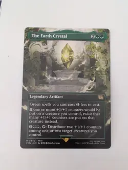 The Earth Crystal (Borderless) - 0342 - Final Fantasy - MTG - NM/M - Image 1