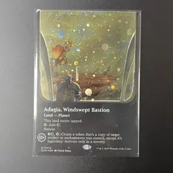 Adagia, Windswept Bastion GALAXY FOIL Borderless MTG Edge of Eternities Magic - Image 1