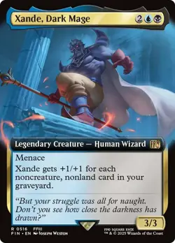 MAGIC FINAL FANTASY XANDE, DARK MAGE (EXTENDED) R 516 FIN MTG FCA TCG - Image 1