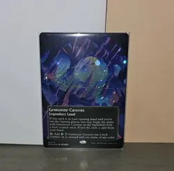 Gemstone Caverns (0151) (Borderless) (Galaxy Foil) Edge of Eternities NM MTG - Image 1
