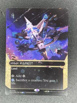 High Market (0108) (Borderless) (Galaxy Foil) - Edge of Eternities MTG NM - Image 1