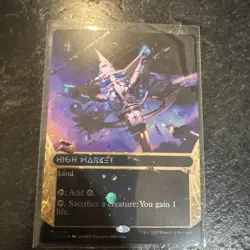 High Market (0108) (Borderless) (Galaxy Foil) - Edge of Eternities MTG NM - Image 1