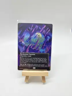 Gemstone Caverns (0151) (Borderless) (Galaxy Foil) EoE MTG - Image 1