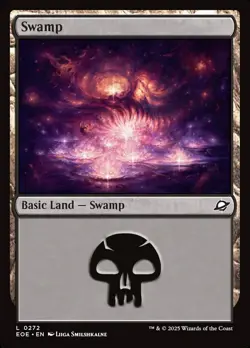 MTG Edge of Eternities L Swamp #0272 PLAYSET 4X X4 - Image 1