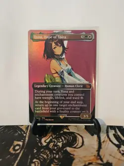 Yuna, Hope of Spira (Borderless) Final Fantasy Foil - Image 1