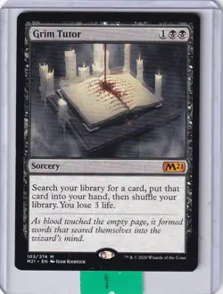 Grim Tutor * Core Set 2021 MTG Magic the Gathering - Image 1
