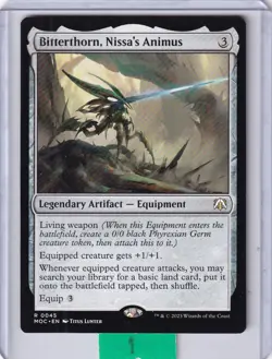 Bitterhorn Nissa's Animus * March of the Machine Commander MTG Magic - Image 1