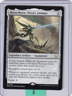 Bitterhorn Nissa's Animus * March of the Machine Commander MTG Magic - Image 3