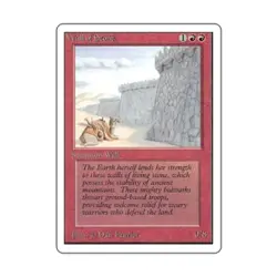 WOTC MtG Unlimited Wall of Stone (U) EX - Image 1