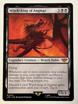 Witch-king of Angmar the Lord of the Rings Regular MTG 0114 - Image 1