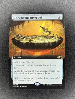 Thrumming Hivepool Extended Art Edge of Eternities R 0356 MTG Regular NM - Image 1