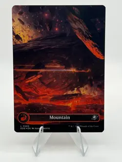 MTG EOE - Mountain (0265) (Borderless Foil) - Edge of Eternities (EOE) EN - Image 1