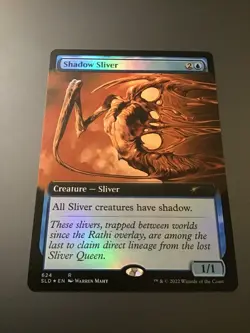 MTG Secret Lair #624 Shadow Sliver Extended Art Foil NM - Image 1