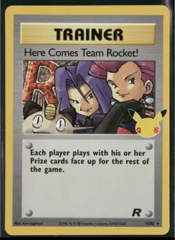Here Comes Team Rocket 15/82 Pokemon TCG Celebrations Classic Collection 2021 NM - Image 1