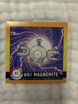 Pokemon 1999 Artbox Series 1 Stickers Magnemite NM - Image 1