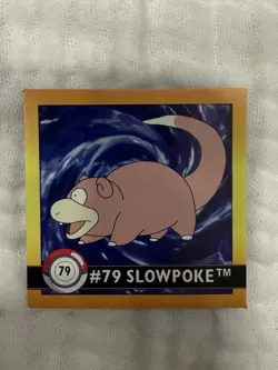 Pokemon 1999 Artbox Series 1 Stickers Slowpoke NM - Image 1