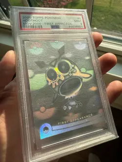 Topps Pokemon the Movie 2000 Ledyba First Appearance Foil #5 - PSA 8! Pop 16! - Image 1