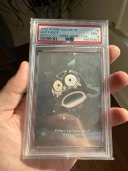 Topps Pokemon the Movie 2000 Ledyba First Appearance Foil #5 - PSA 8! Pop 16! - Image 2