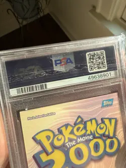 Topps Pokemon the Movie 2000 Ledyba First Appearance Foil #5 - PSA 8! Pop 16! - Image 5