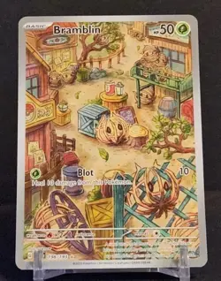 Bramblin 198/193 Illustration Rare Sv02: Paldea Evolved Pokemon TCG - Image 1