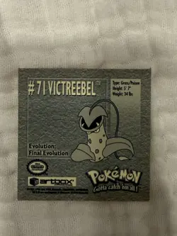 Pokemon 1999 Artbox Series 1 Stickers Victreebel NM - Image 2