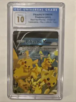 Pokemon Pikachu V-Union SWSH139 Ultra Rare Black Star Promo - CGC 10 PRISTINE - Image 1