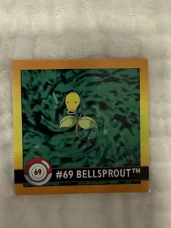 Pokemon 1999 Artbox Series 1 Stickers Bellsprout NM - Image 1
