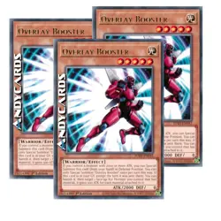 OVERLAY BOOSTER 3x • (Impulsore Rivestito) • Rara • JUSH EN042 • 1Ed • Yugioh! - Image 1