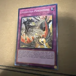 1x Dogmatika Punishment RA01-EN076 Prismatic Collector's Rare NM YuGiOh - Image 1