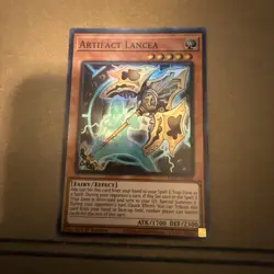 1x Artifact Lancea RA01-EN006 Super Rare Near Mint YuGiOh - Image 1