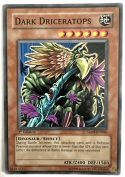 YuGiOh! - Dark Driceratops - SD09-EN006 - 1st Edition - Common - Image 1