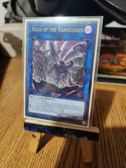 Yugioh Rock Of The Vanquisher Ultimate Rare - Image 1