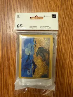Pokemon Center Van Gogh Museum Corviknight Wheatfield Crows Card Sleeves New - Image 1