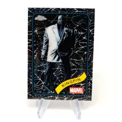 Marvel Card Kingpin 164 Black Web /399 Topps Chrome 2025 [Exc.] - Image 1