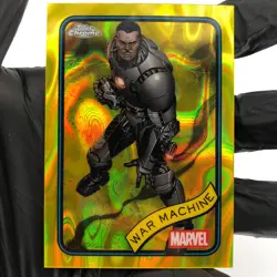Marvel Card War Maschine 194 Yellow Lava Refractor Topps Chrome 2025 [NM] - Image 2