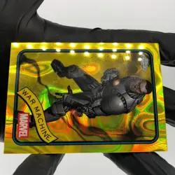 Marvel Card War Maschine 194 Yellow Lava Refractor Topps Chrome 2025 [NM] - Image 5