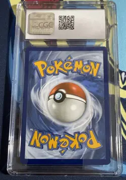 Greninja Gold Star Celebrations Promo Pokemon Card CGC 9 Error Holo Bleed Swirl! - Image 2