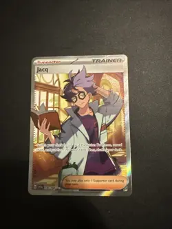 Jacq 236/198 Full Art Scarlet and Violet Pokemon Card Holo NM - Image 1