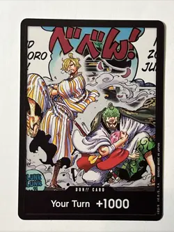 DON!! Card OP06 Zoro-Jurrou Alt Art Holo One Piece Wings Of The Captain English - Image 1