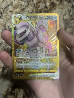 Origin For me Palkia V Star Pokemon Gold Card - Image 1