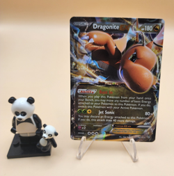 Pokemon TCG Dragonite EX XY Furious Fists 74/111 Ultra Holo Rare Card Played MP - Image 1