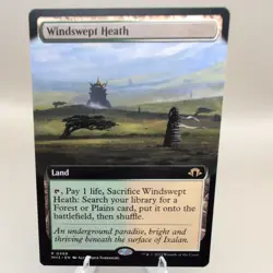 Windswept Heath Extended Art MTG Modern Horizons 3 Near Mint English 0466 - Image 1